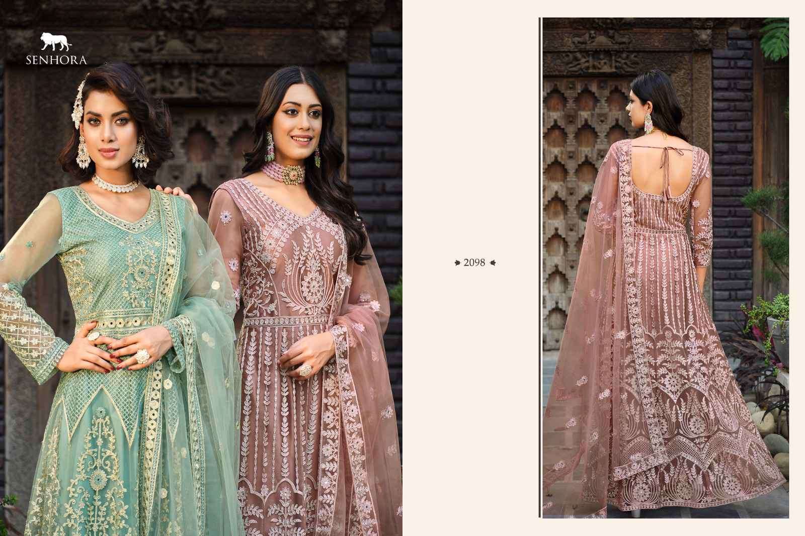 Senhora Amaira 2096 To 2099 Wedding Wear Anarkali Gown Partywear Collection view 10