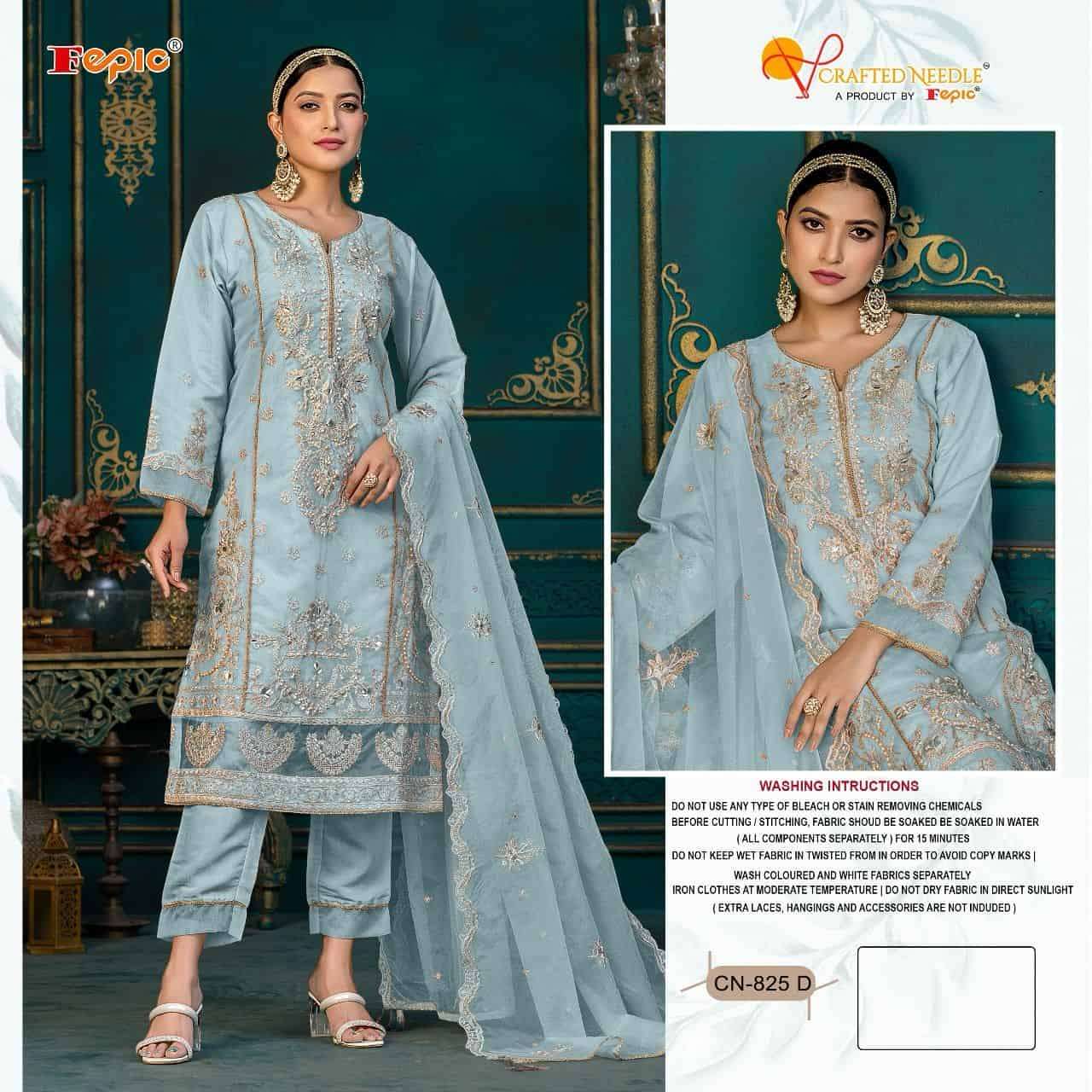 Crafted Needle CN 825 Pakistani Style Suit view 3