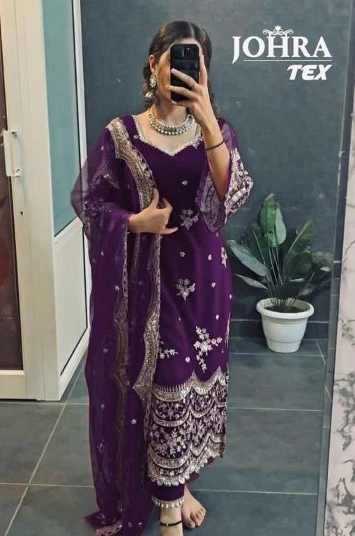 Johra Tex JT-132B Embroidered Designer Salwar view 2