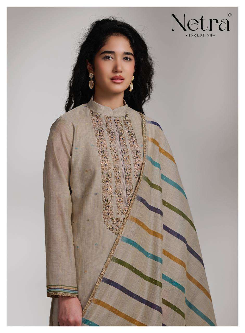 Netra Chameli Premium Banarasi Suit view 5
