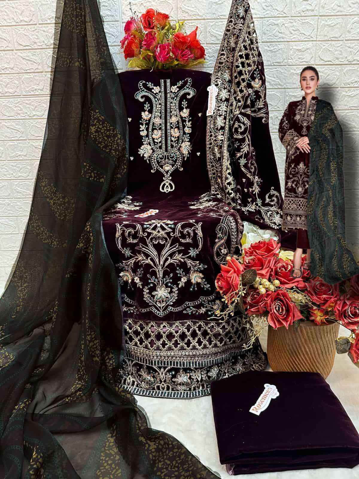 Fepic V 17024 Colors Pakistani Exclusive Designer Winter Wear Style Suit Wholesalers view 7