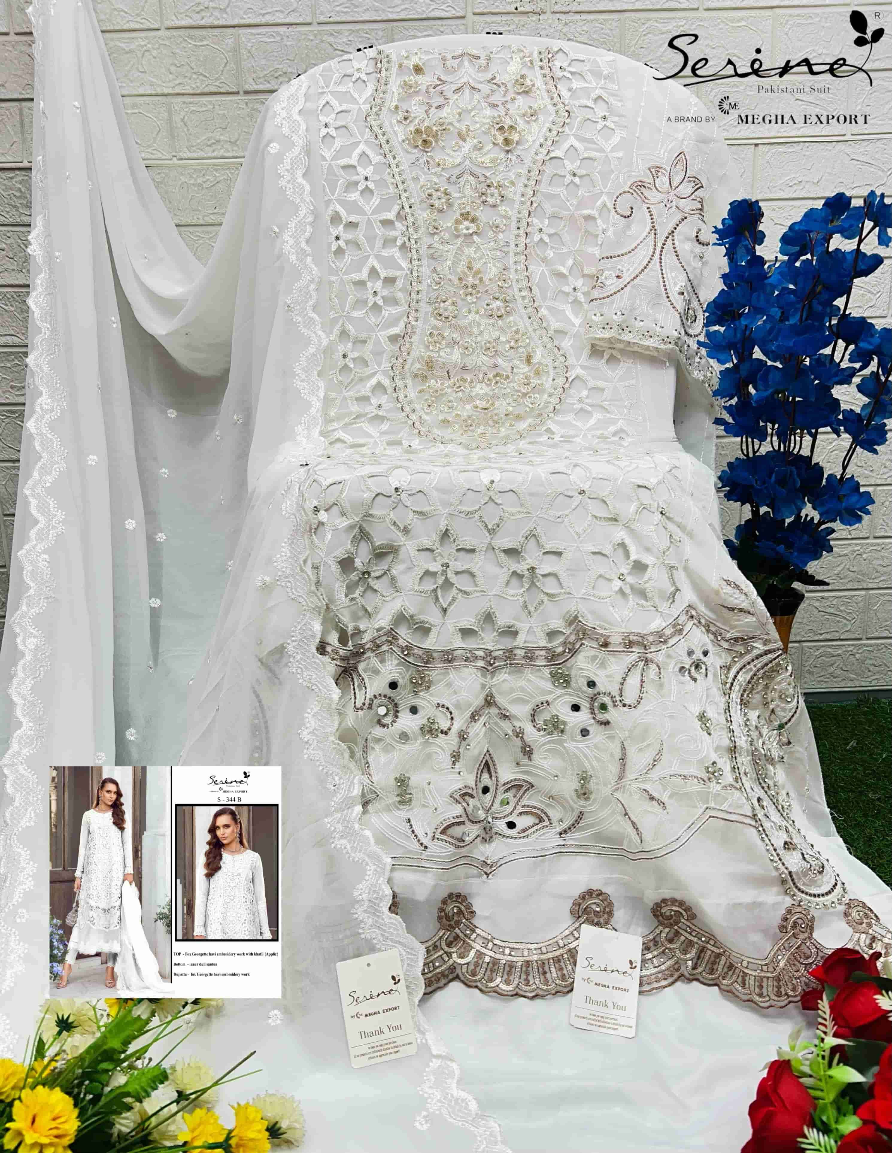 Serine S 344 B Pakistani Style Designer Embroidered Suit view 2