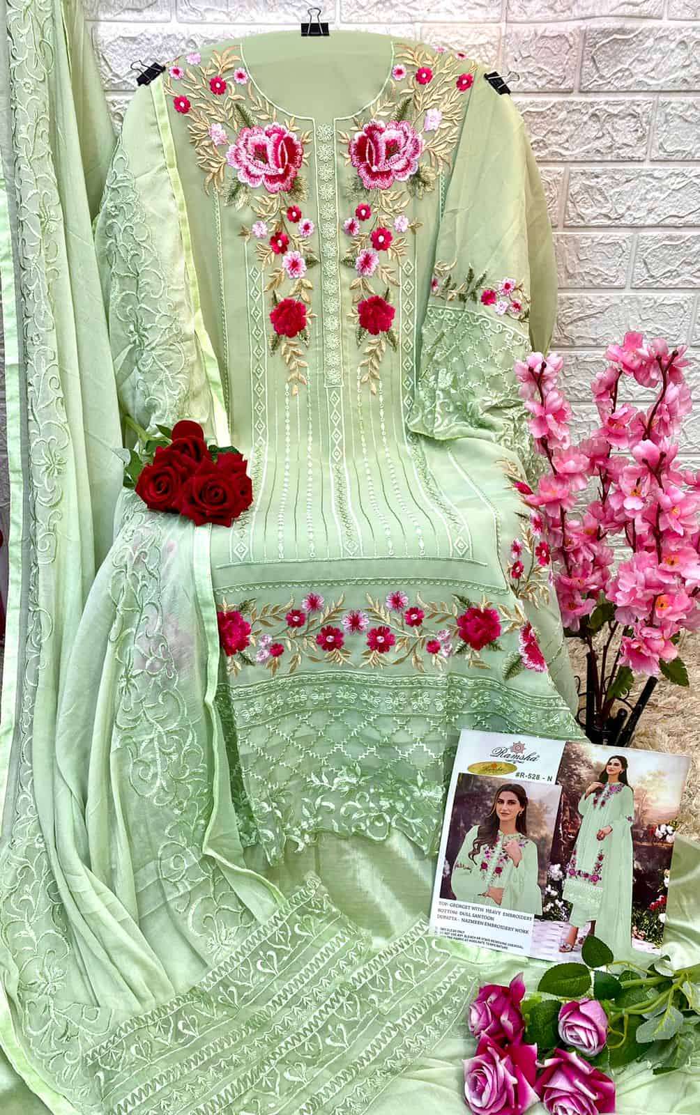 Ramsha R 528 Nx Vol 3 Pakistani Fancy Designer Salwar Suit Wholasaler view 4