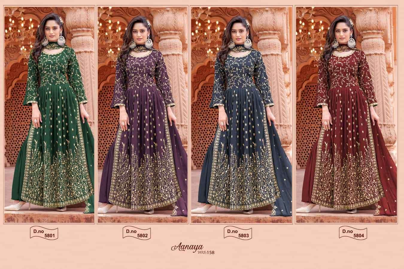 Aanaya Vol 158 Partywear Gharara Dress Designer Collection Exporter view 10