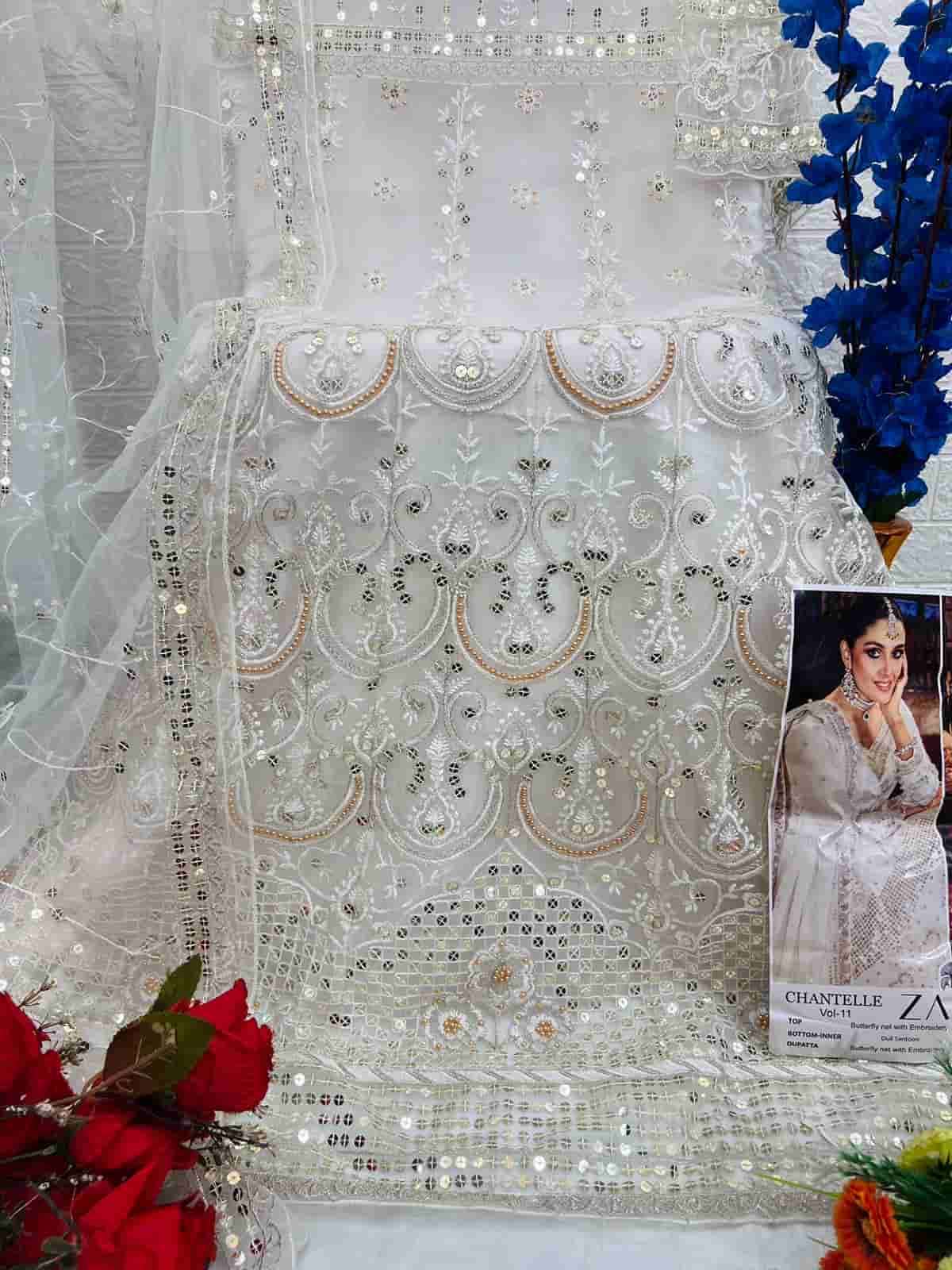 Zaha 10359 A Pakistani Party Wear Style Latest Designer Suit Exporter view 2