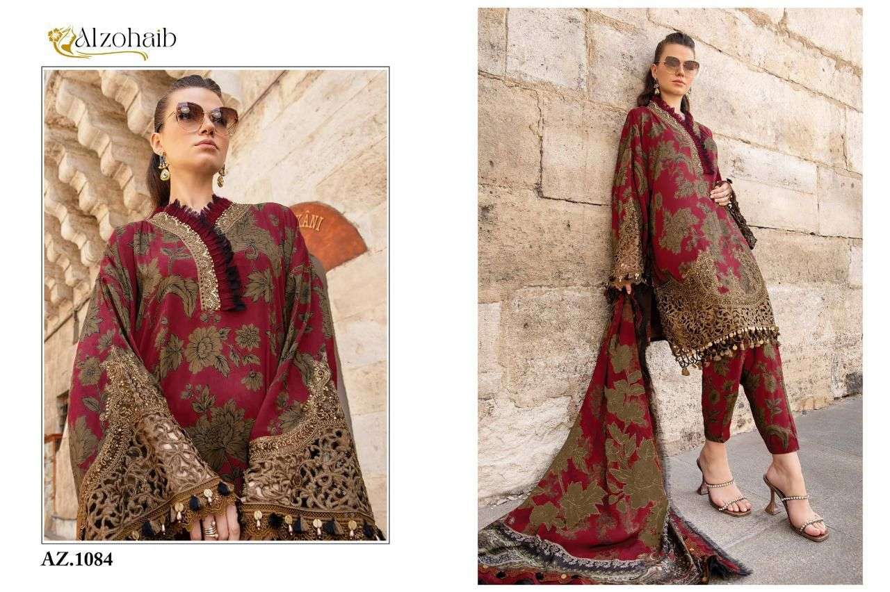 Alzohaib 1084 To 1085 Colors Pure Cotton Printed Suit Salwar view 3