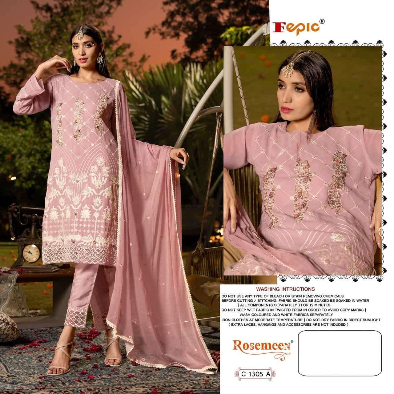Fepic C 1305 Colors Georgette Pakistani Salwar Kameez view 11