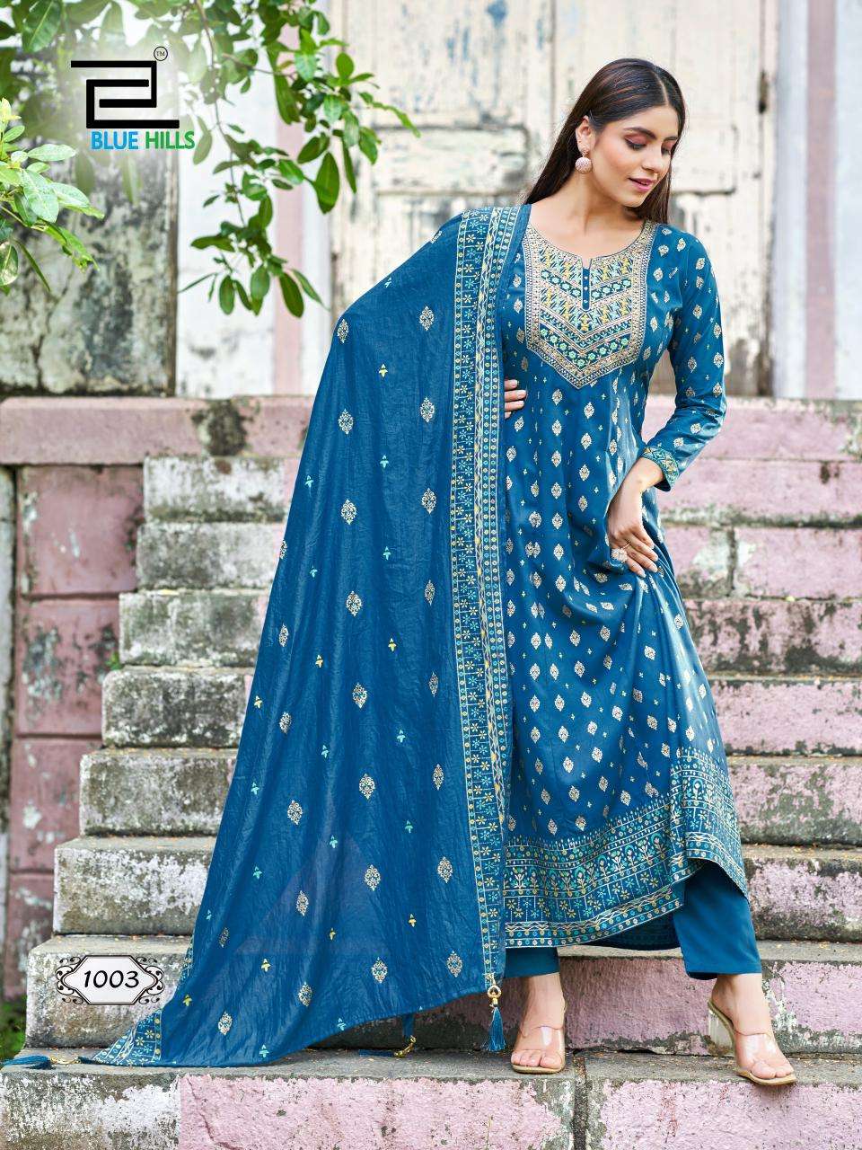 Blue Hills Samaira Anarkali 3-Piece Suit view 5
