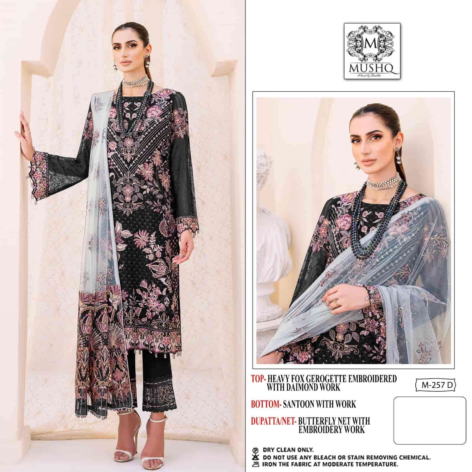 Mushq M 257 Colors Pakistani Exclusive Designer Suit Online view 7