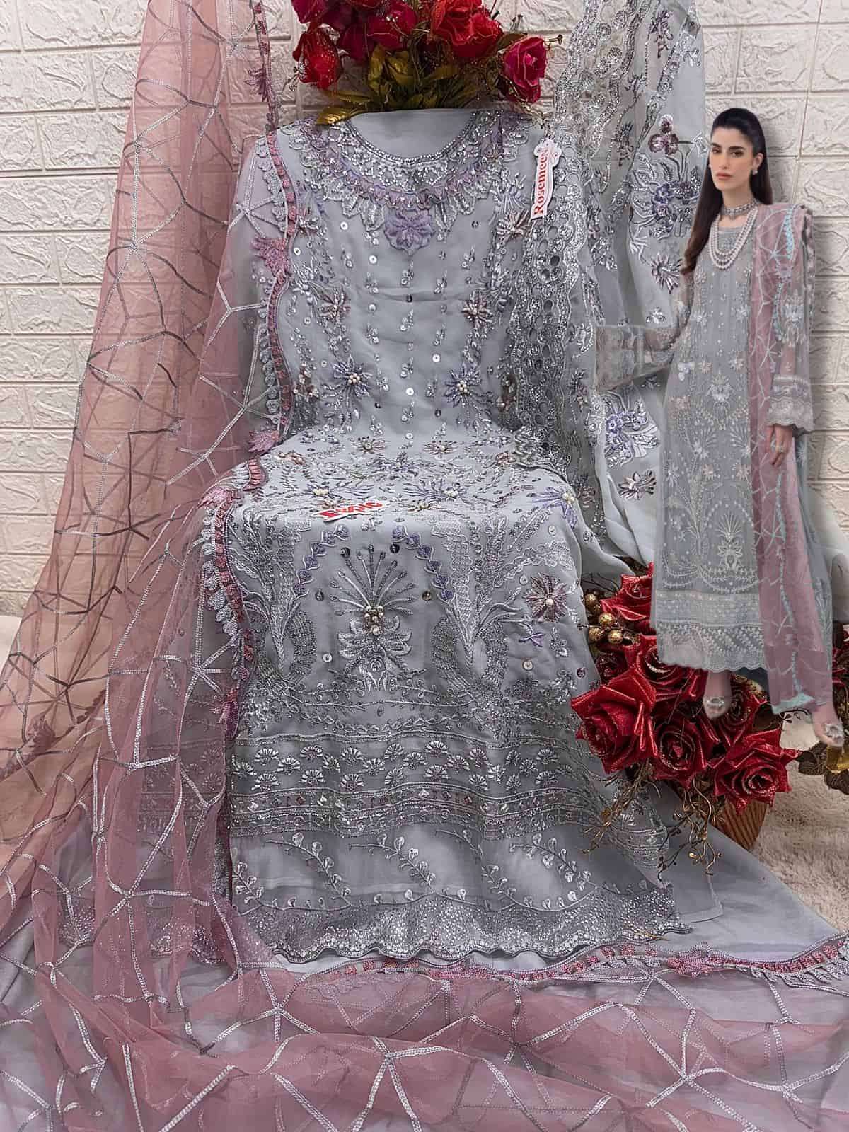 Fepic Rosemeen C-1806 Embroidered Suit