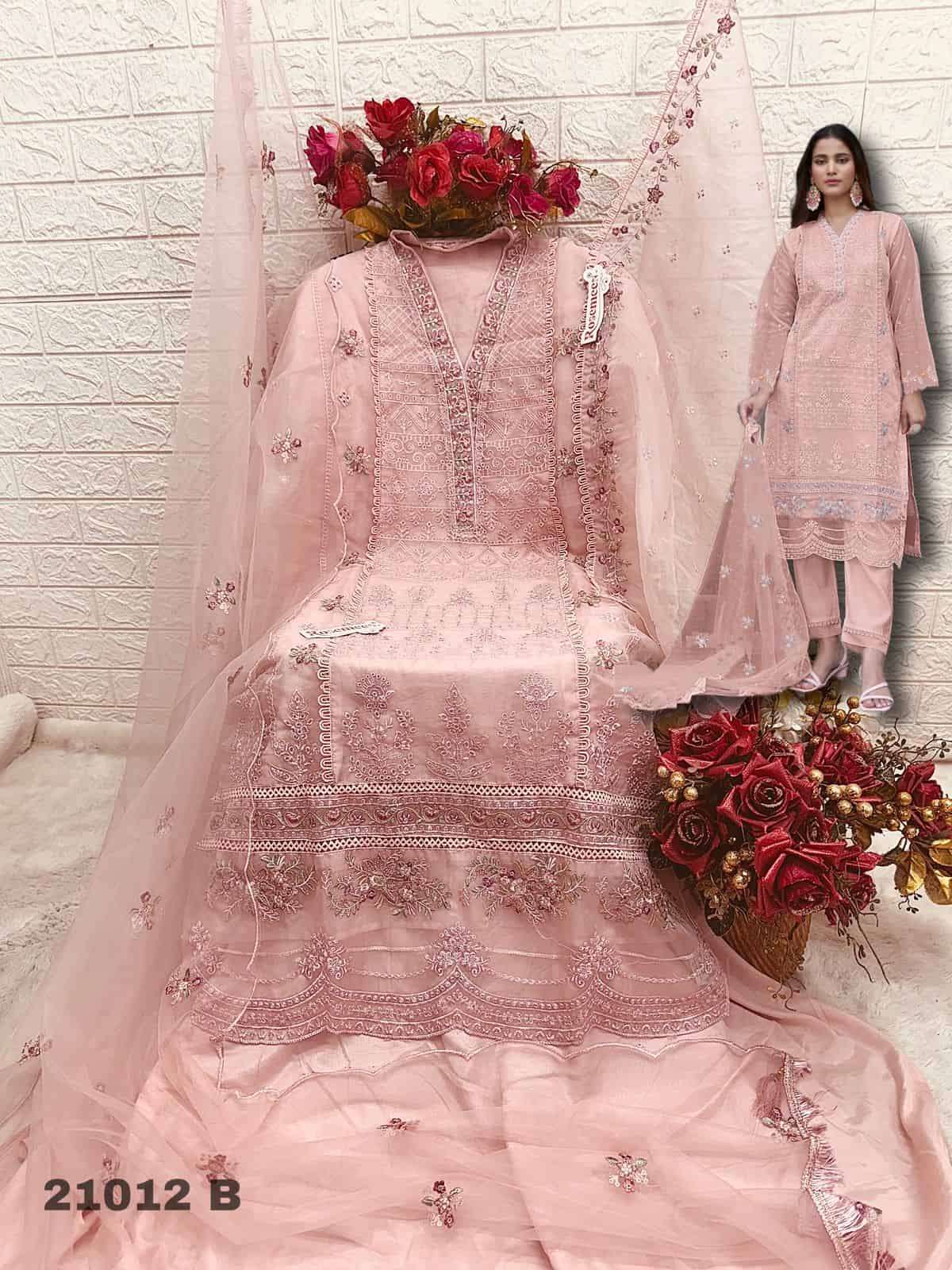 Fepic Iraaday Organza Embroidered Salwar Kameez view 2
