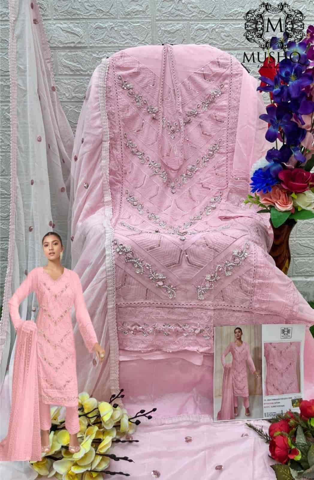 Mushq M-216 Pakistani Embroidered Suit view 7