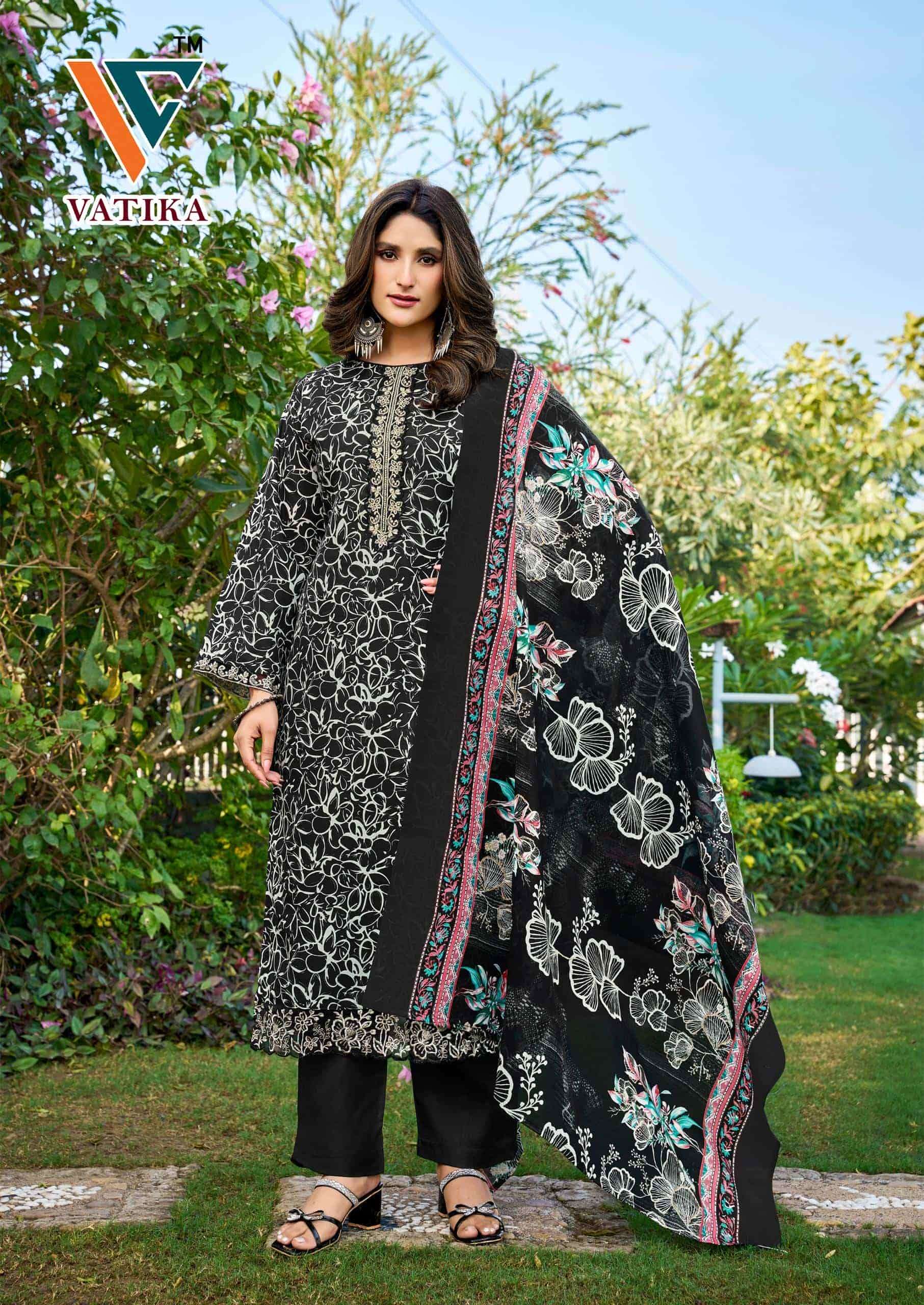 Vandana Fashion Vatika Vol 2 Fancy Cotton Ladies Suit Catalog view 9