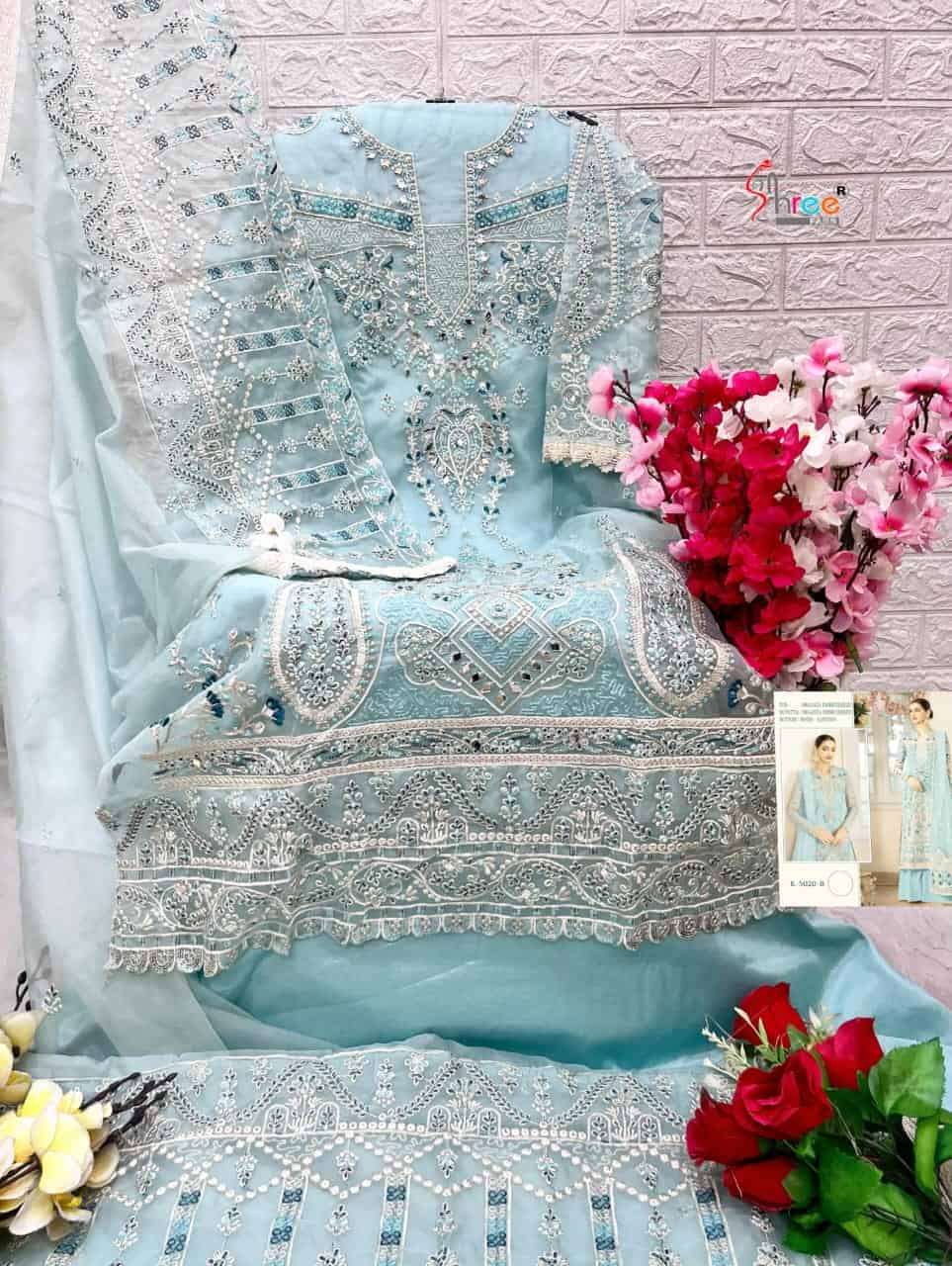 Shree Fabs K 5020 Colors Pakistani Festive Wear Style Designer Suit Wholesalers view 9