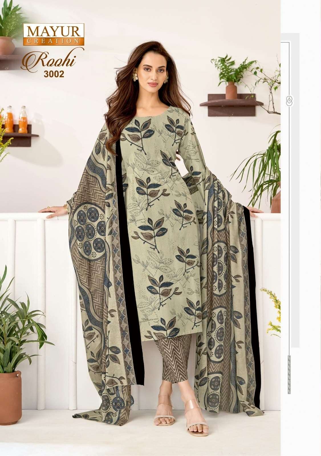 Mayur Roohi Vol 3 Pure Cotton Dress Material view 6