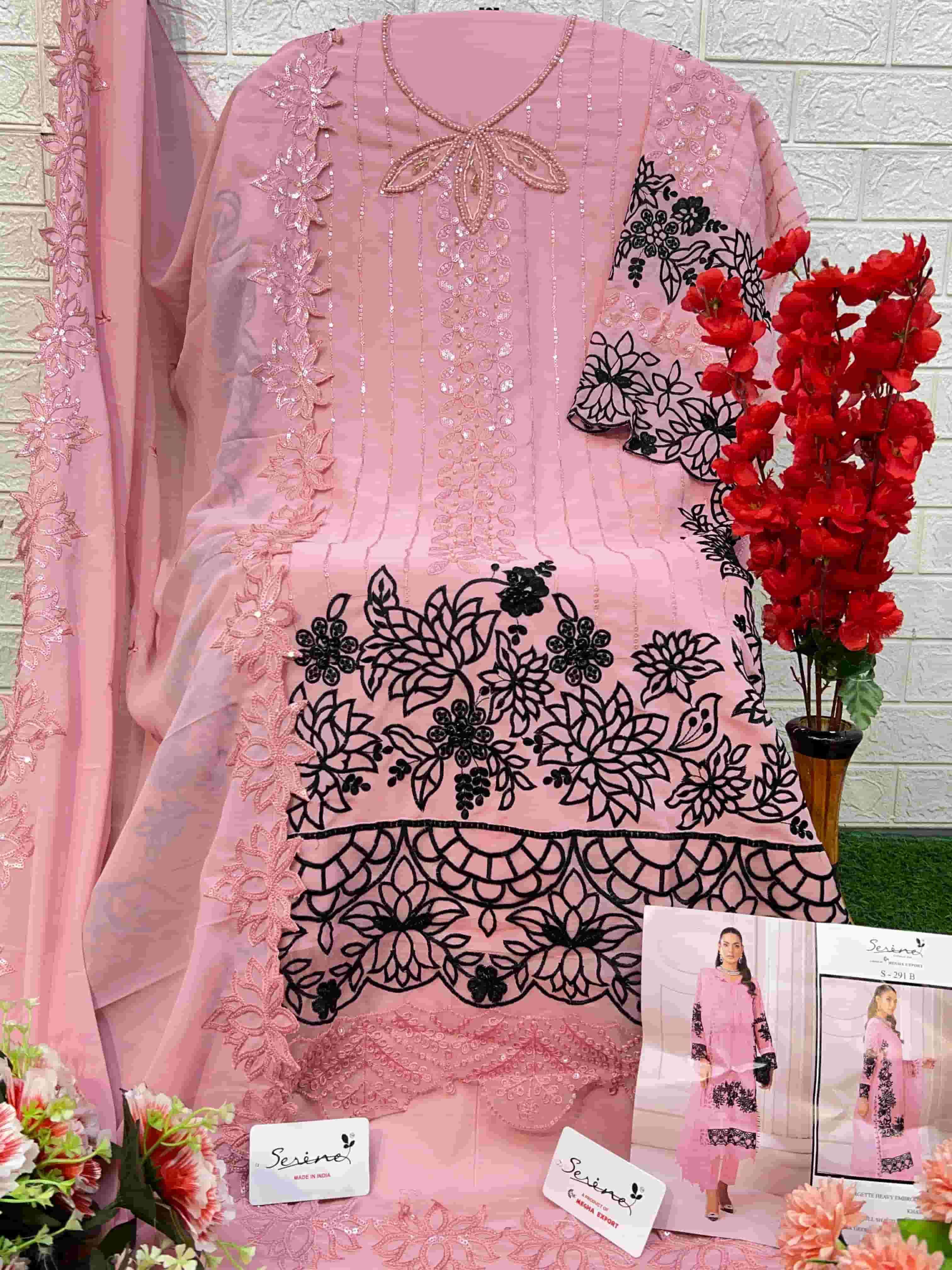 Serine S-291 B Georgette Pakistani Suit view 2