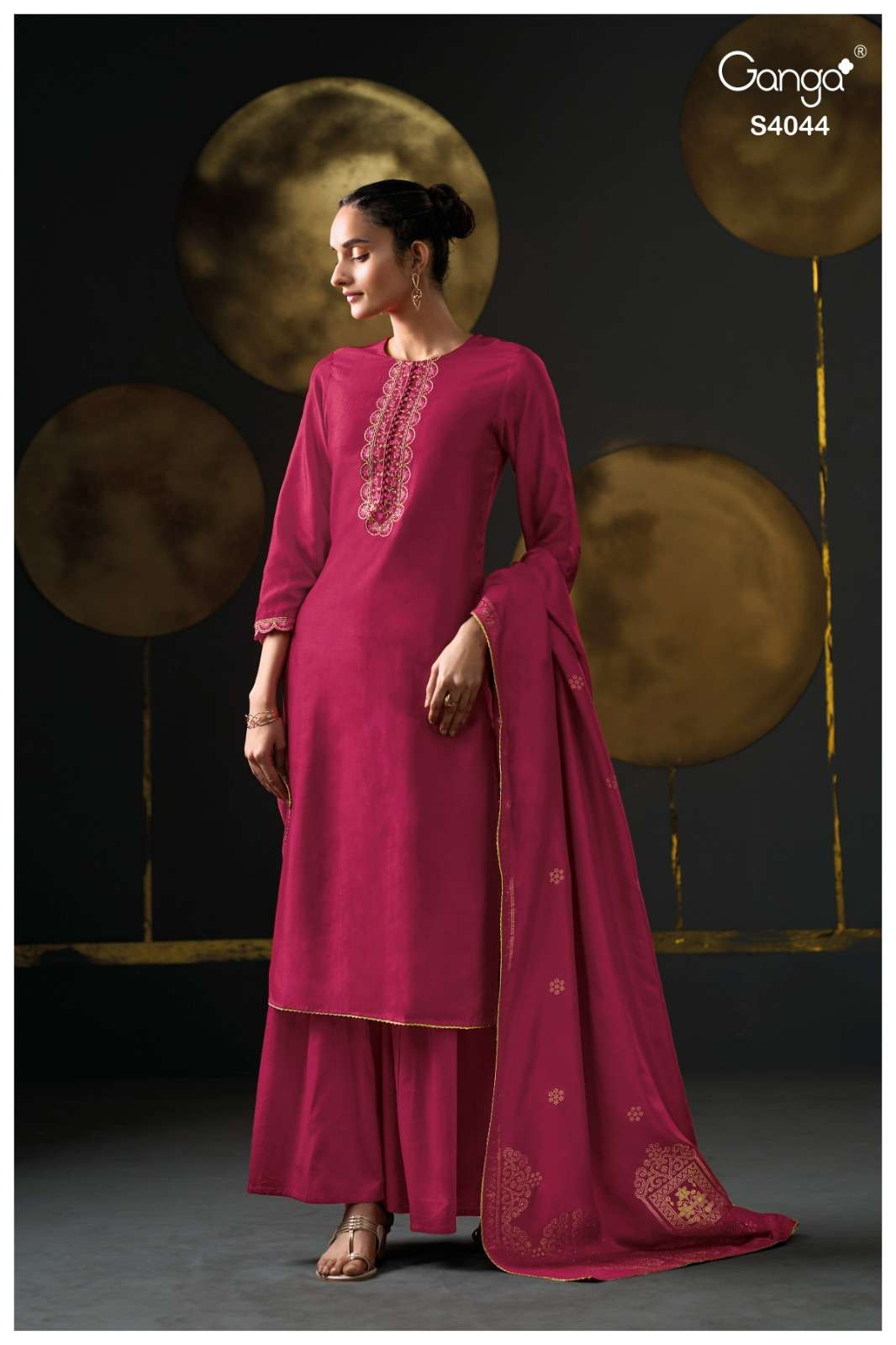 Ganga Fashion Zarqa Russian Silk Salwar Suit view 3