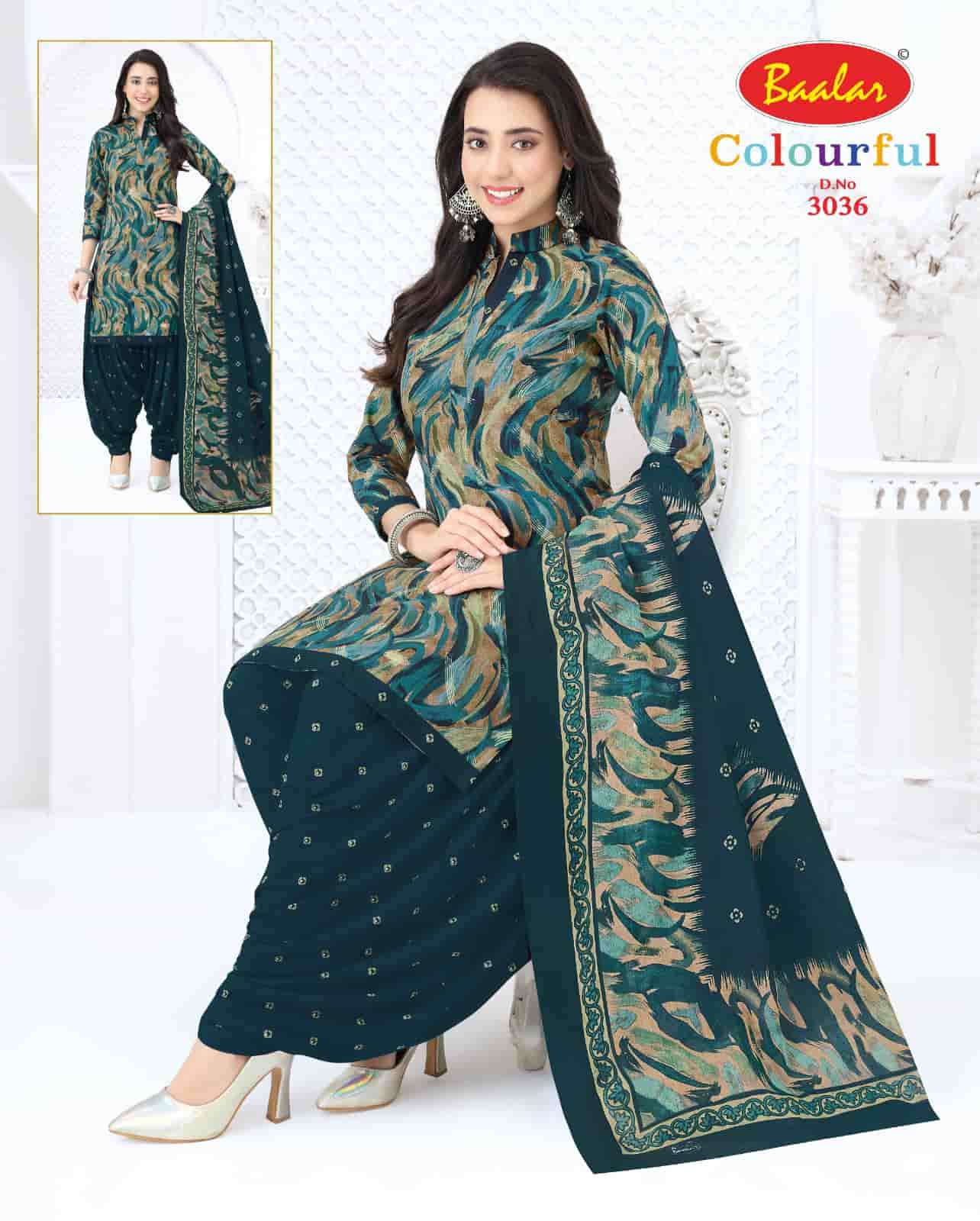 Baalar Colourful Vol 30 Pure Cotton Unstitch Salwar Suit view 3