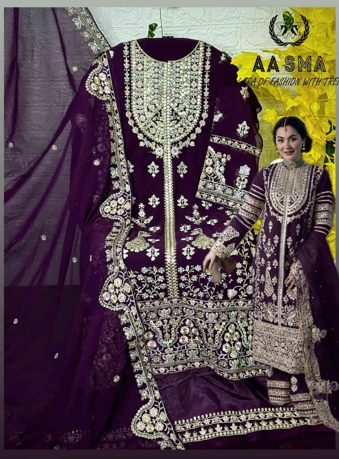 Aasma 203 F Georgette Pakistani Salwar Suit view 2