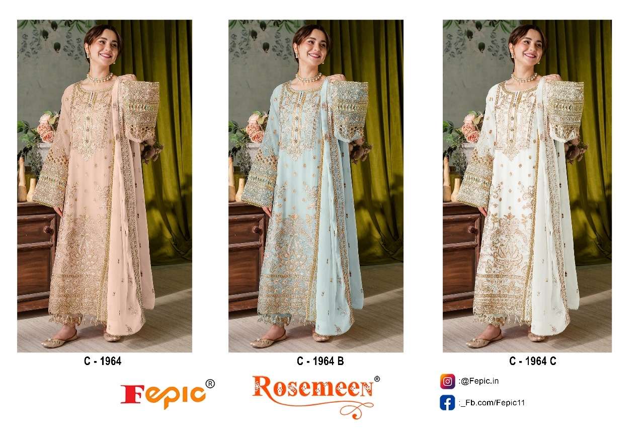 Fepic C 1964 Pakistani Suit Collection At Price view 7