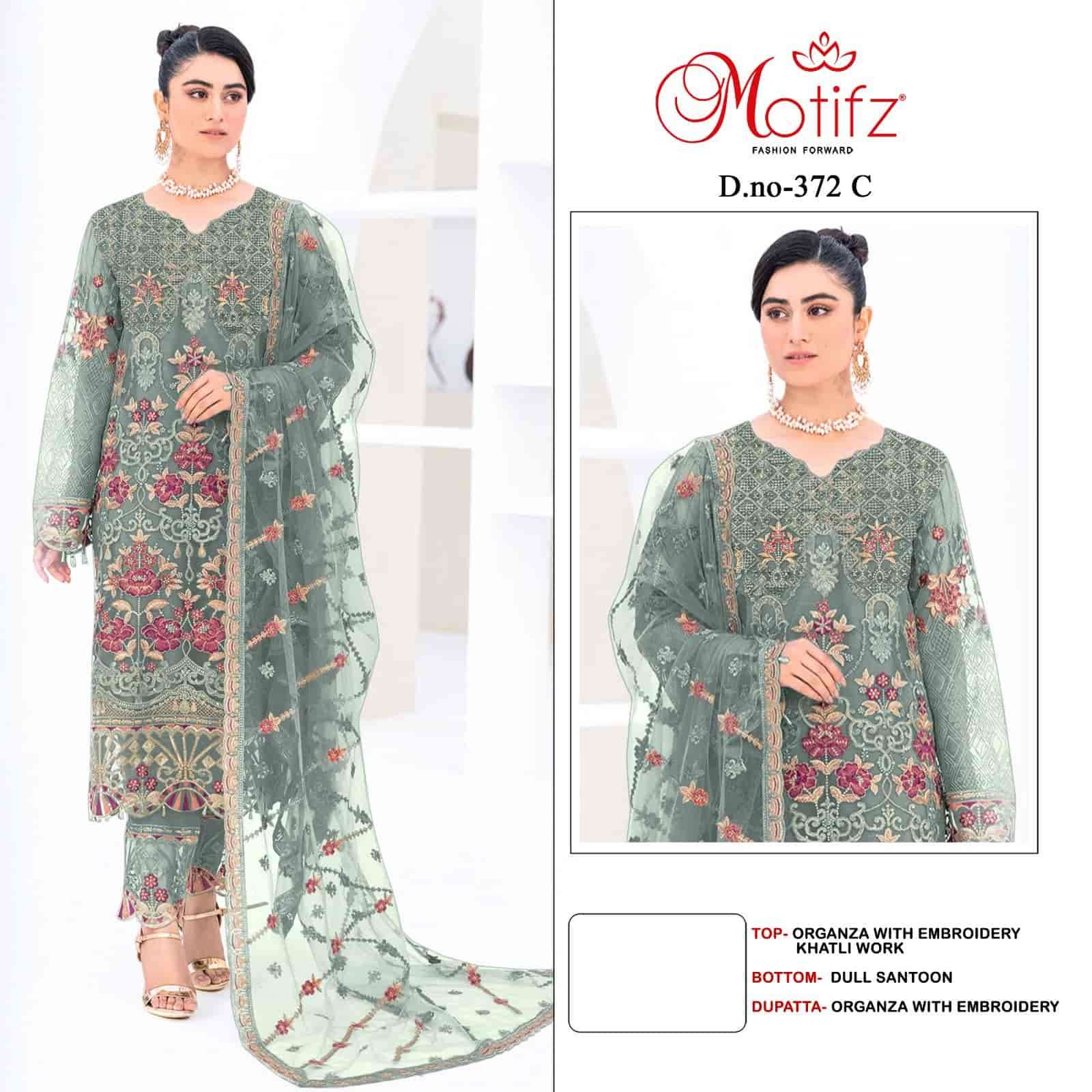 Motifz 372 Colors Festive Wear Style Designer Pakistani Salwar Suit view 2