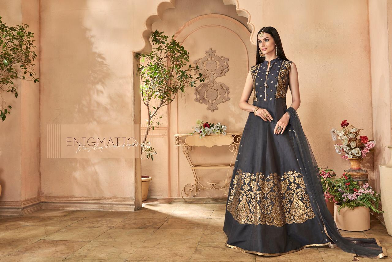Stf nazraana wedding collection party wear gown catalogue india view 4