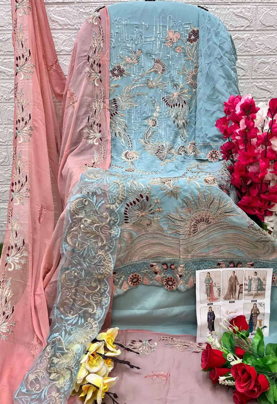Cosmos Gold 23 Colors Pakistani Festive Wear Latest Designer Salwar Suit Wholesalers view 9