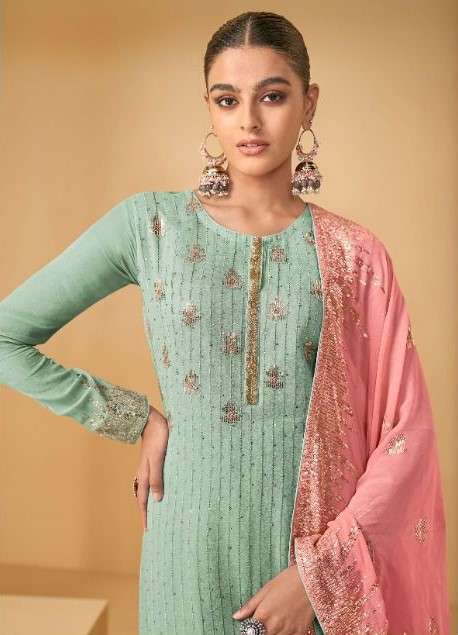 Gulkayra Jhilmil 7174 Colors Designer Gharara Sharara Dress Latest Collection view 4