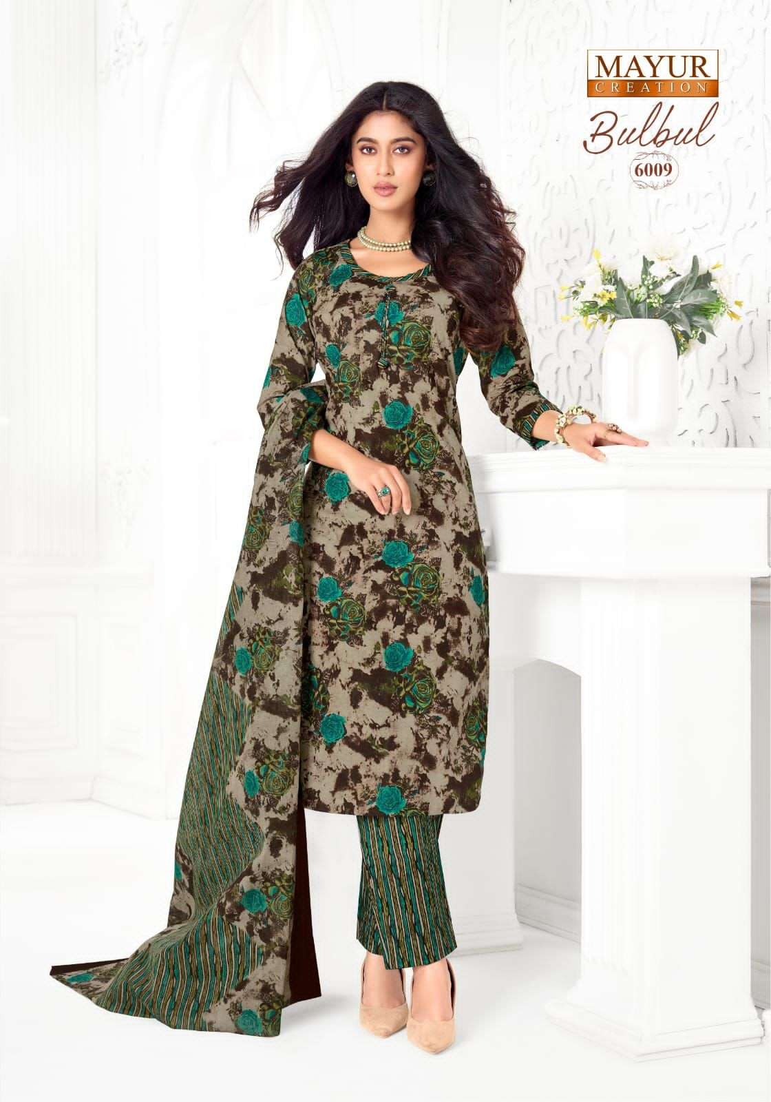 Mayur Bulbul Vol 6 Printed Cotton Dress Material Catalog view 4