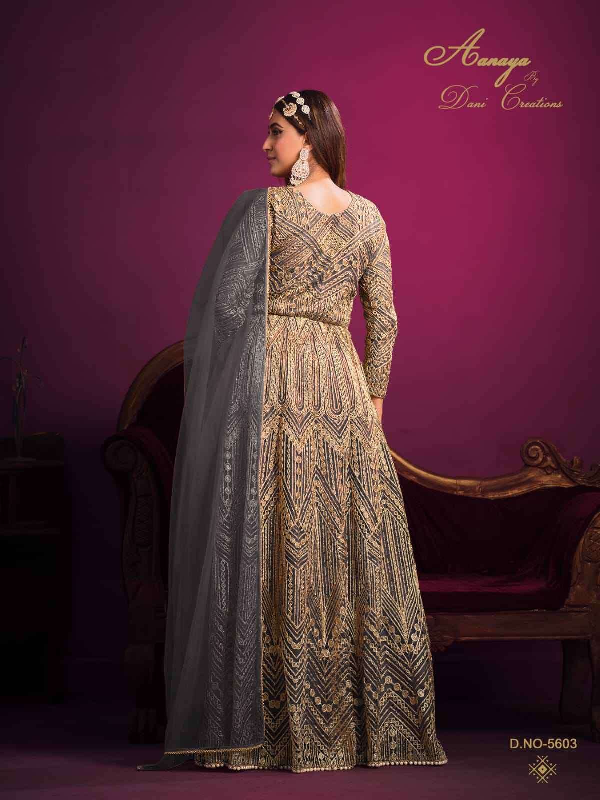 Aanaya Vol 156 Stylish Front Cut Partywear Designer Dress view 8
