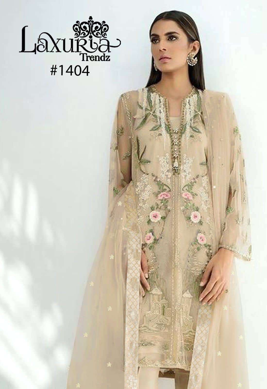 Laxuria Trends 1404 Fancy Style Classic Heavy Embroidered Readymade Collection view 2