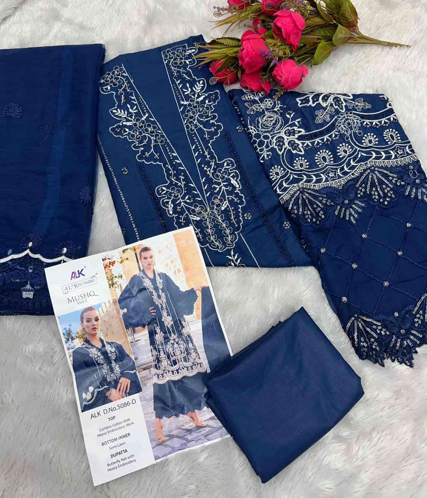 Al Khushbu Mushq Cambric Cotton Suit view 3