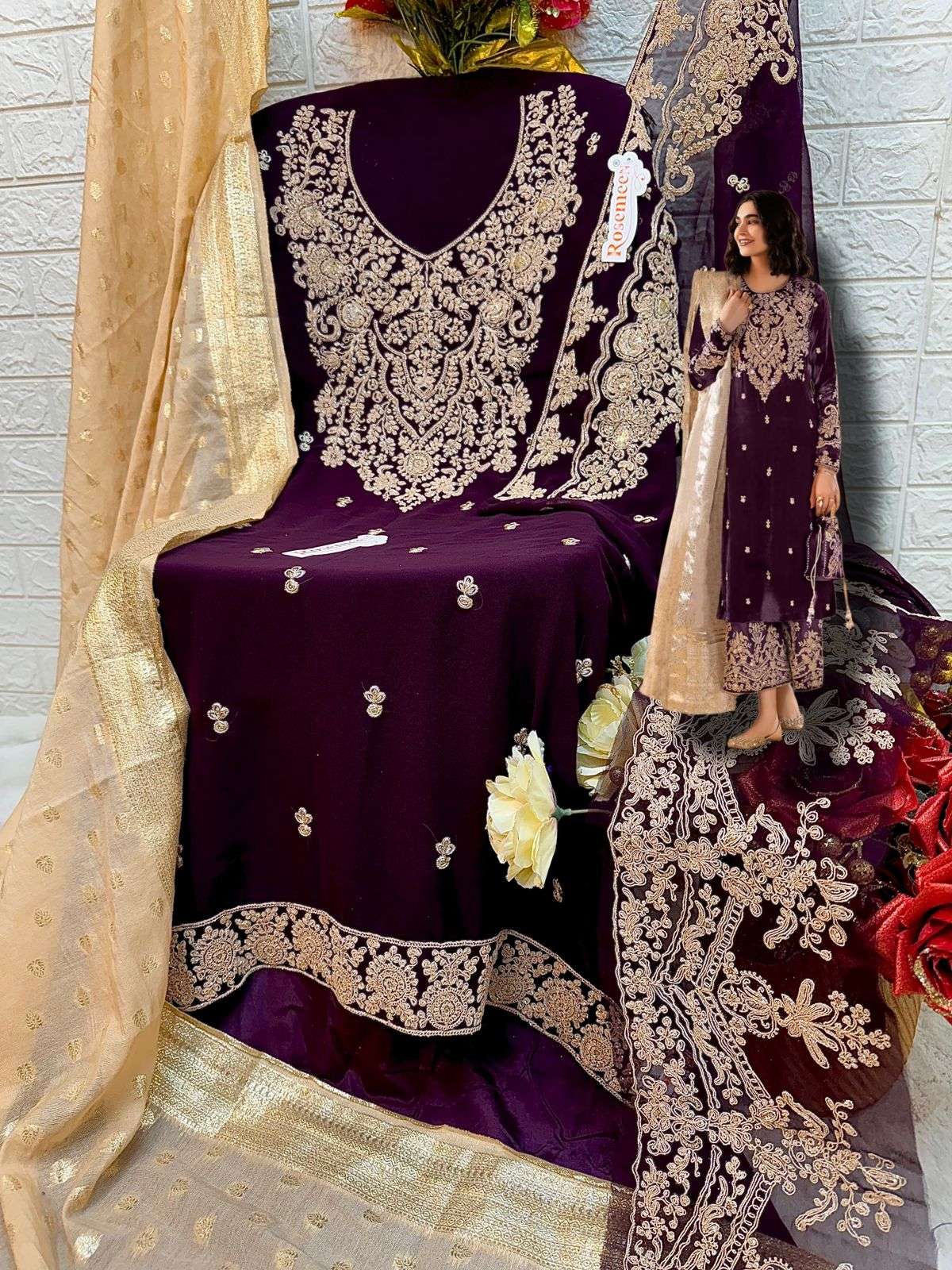 Fepic D 5432 Colors Wedding Wear Pakistani Designer Dress Wholesalers view 6