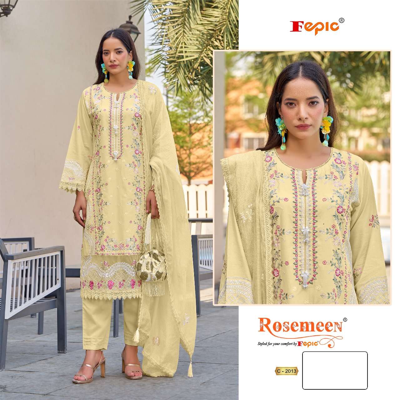 Fepic C 2013 Colors Pakistani Suit Salwar Price view 3