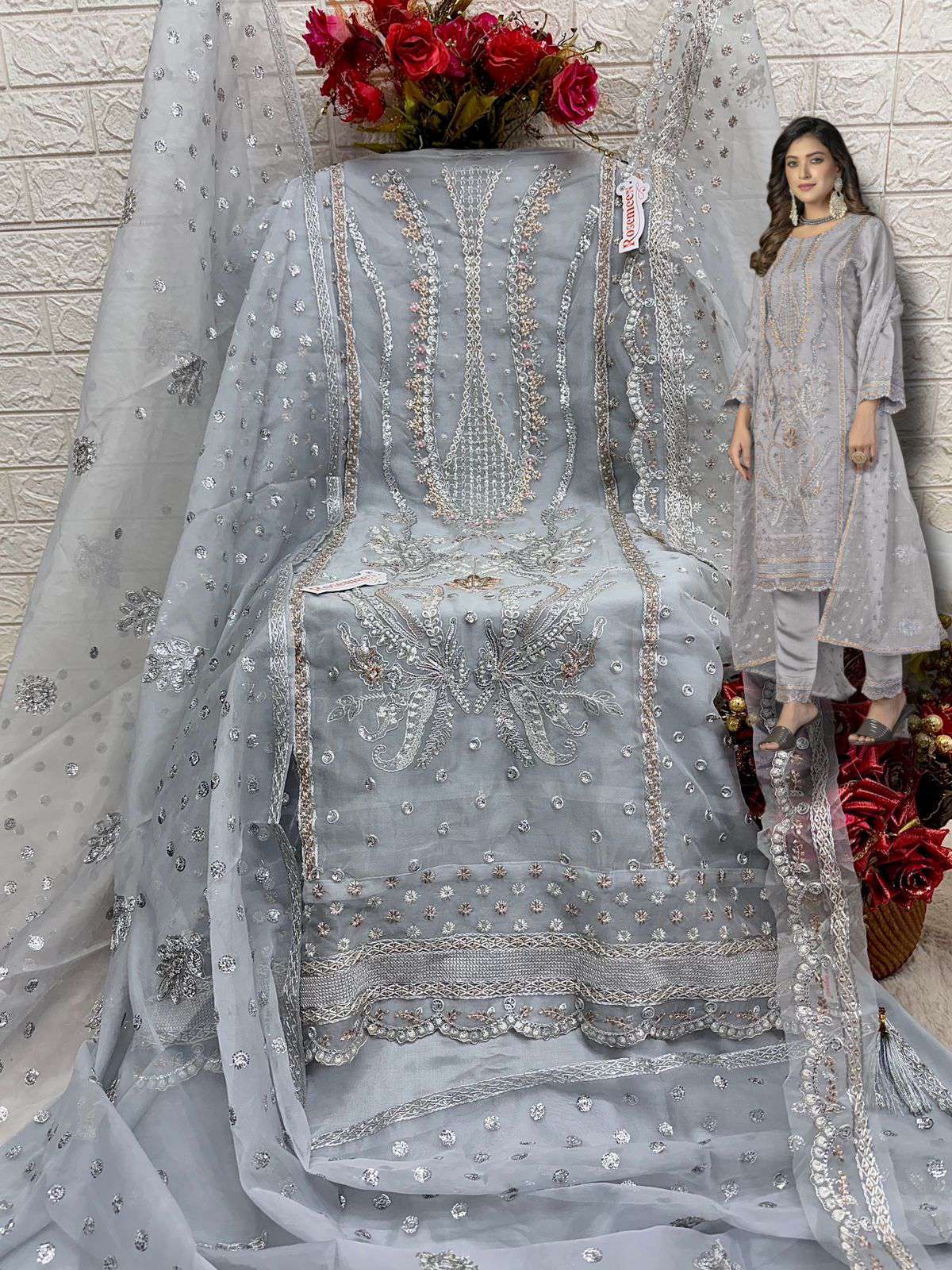 Fepic C 1797 Colors Rosemeen Pakistani Salwar Suit Catalog Exporters view 5