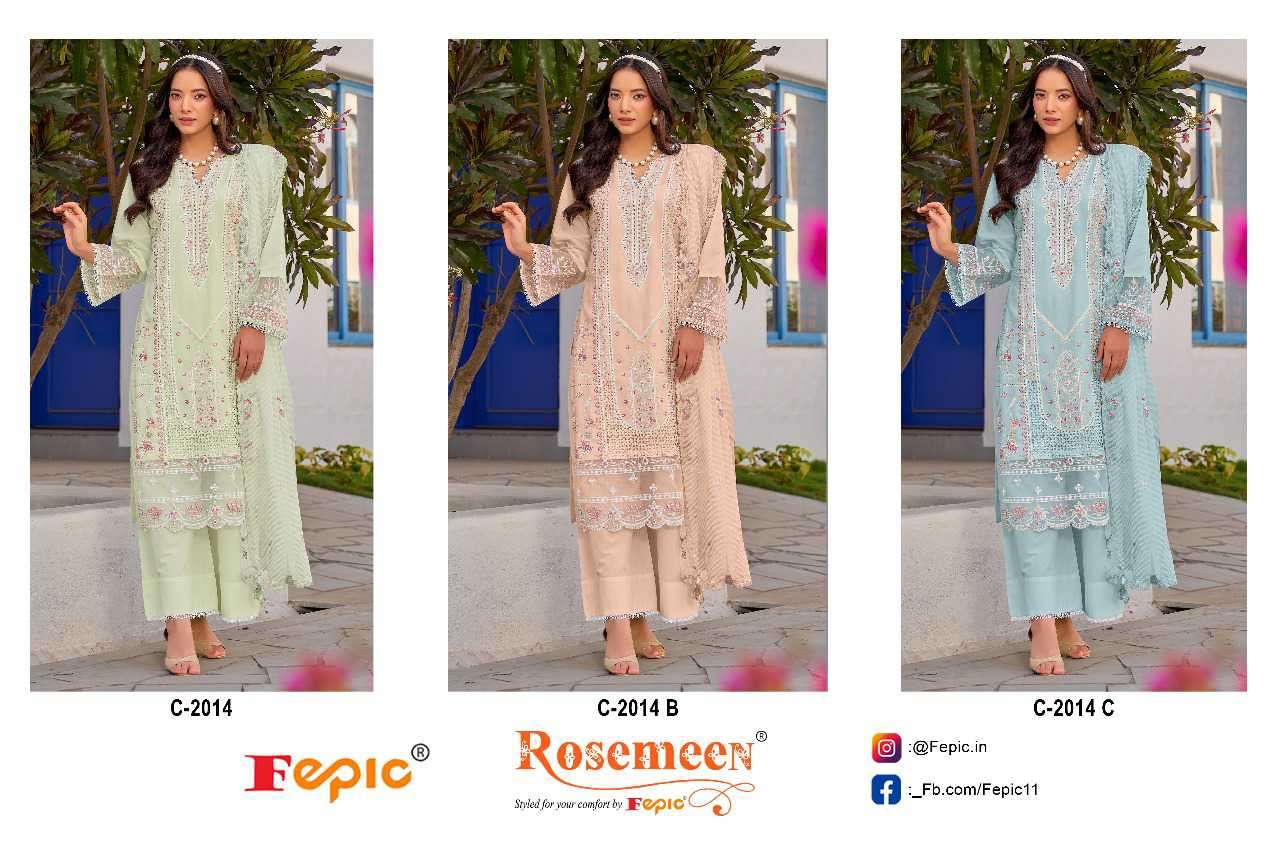 Fepic Rosemeen Embroidered Pakistani Salwar Suit view 4