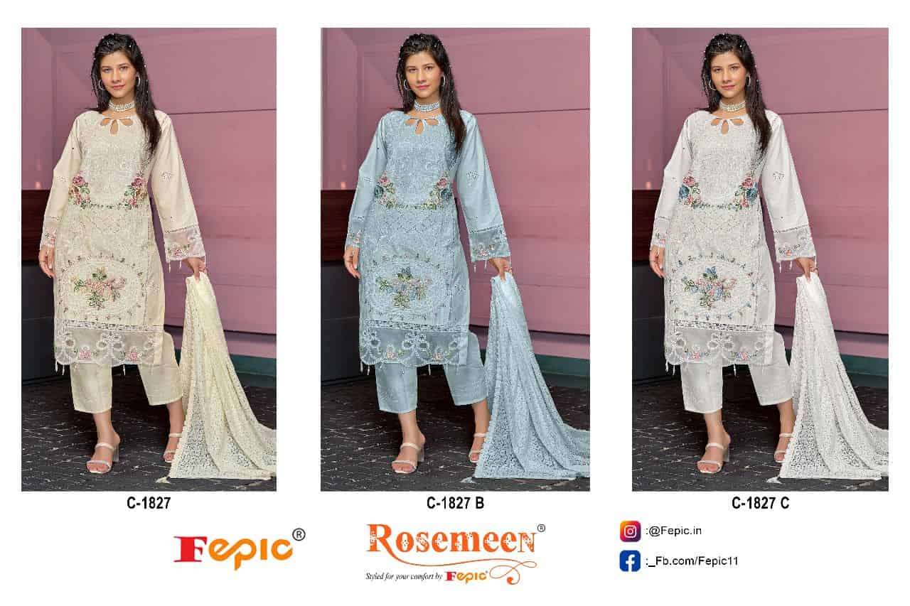 Fepic C 1827 Colors Pakistani Festive Wear Style Designer Salwar Suit wholesalers view 4