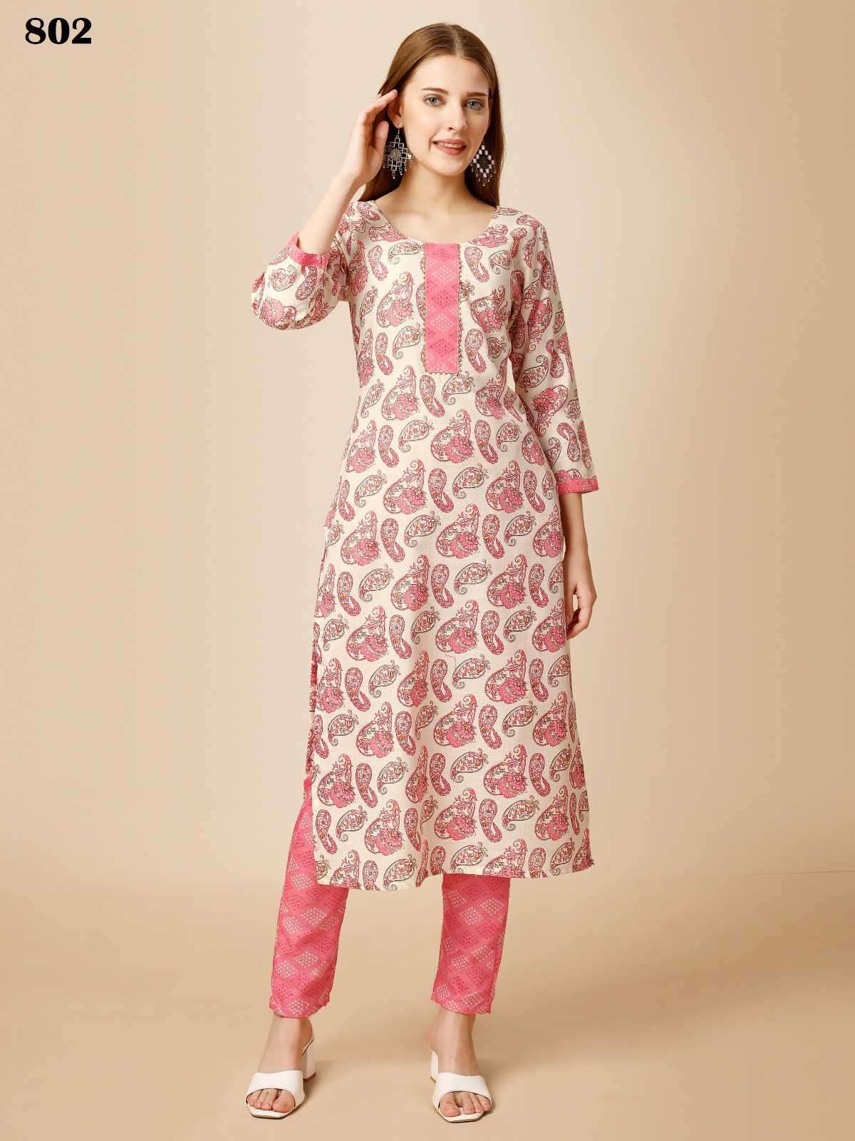 Beriston Bs Vol 8 Fancy Cotton Kurti Pant Dupatta Single Collection Price view 5
