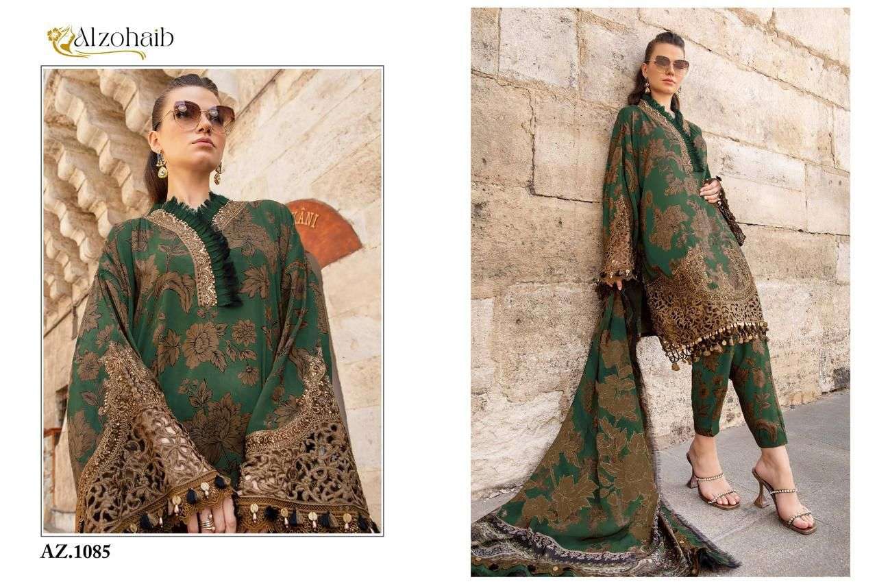 Alzohaib 1084 To 1085 Colors Pure Cotton Printed Suit Salwar view 2