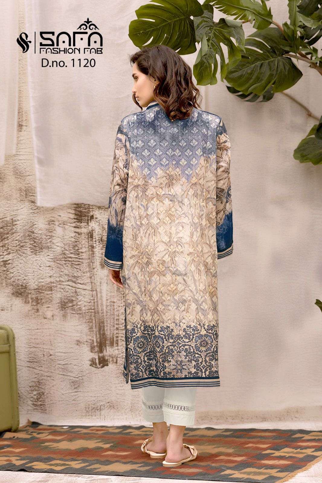 Safa Fashion Fab 1120 Fancy printed Pakistani Pattern readymade Suit Designs view 3