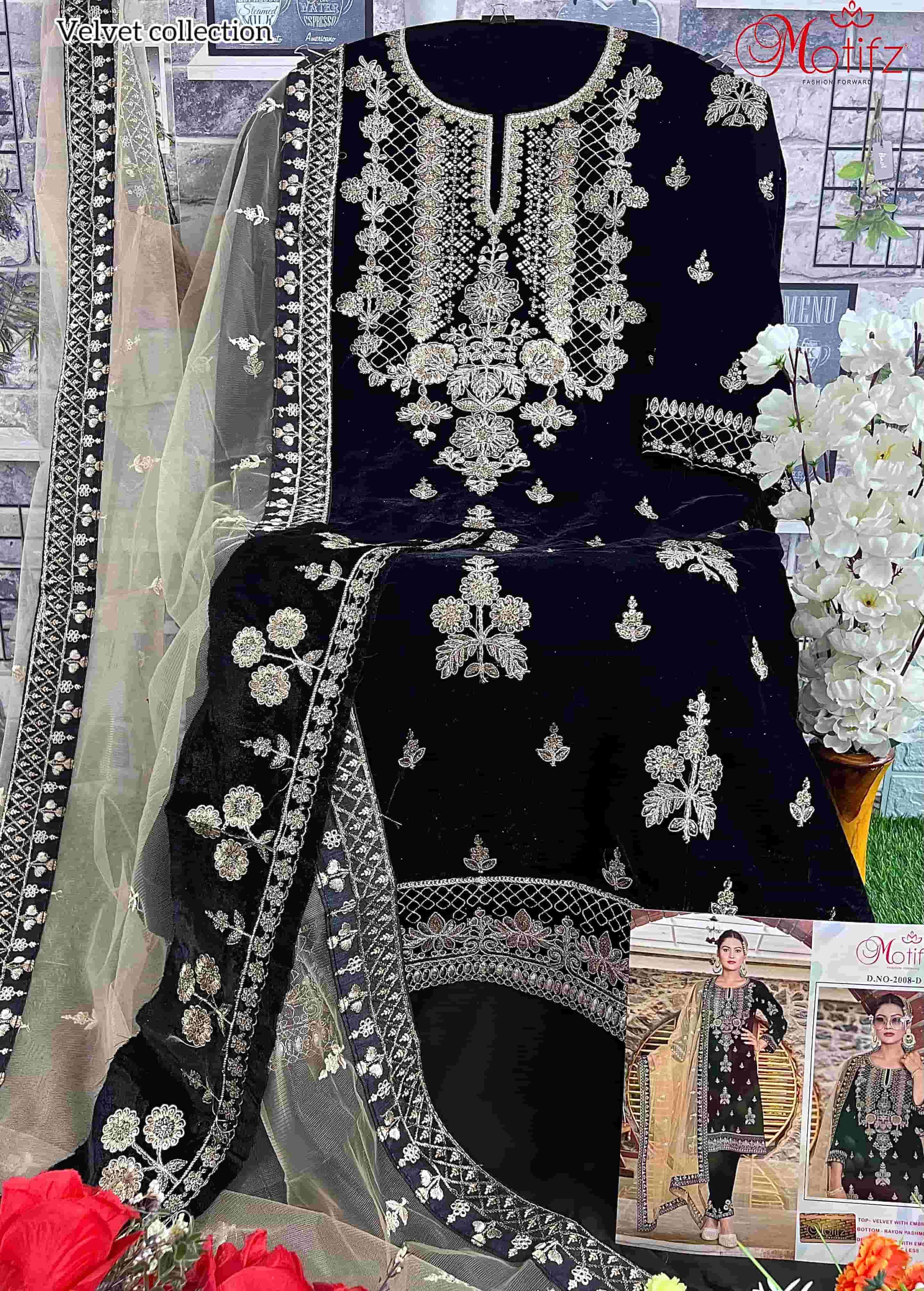 Motifz 2008-D Heavy Designer Party Wear Suit view 2