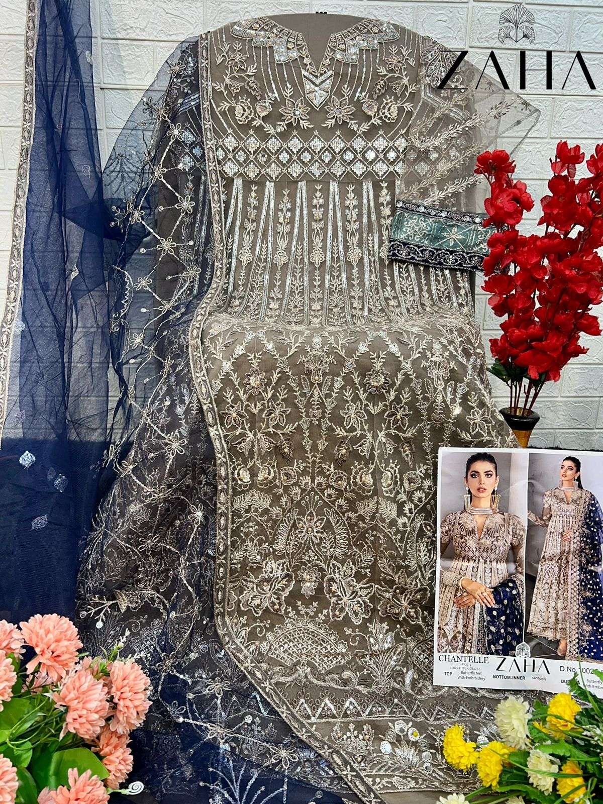 Zaha Chantelle Vol 4 Designer Pakistani Suit view 9
