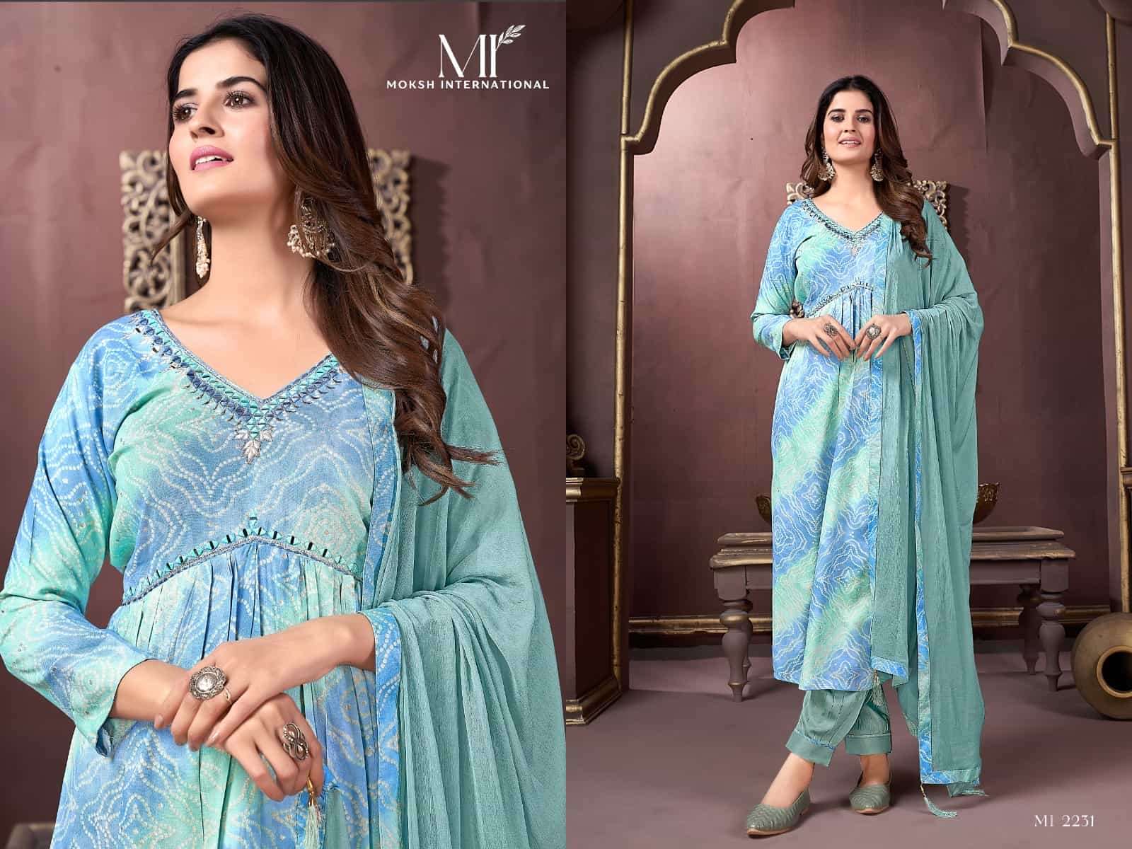 Moksh Afgani Alia Vol 2 Fancy Premium Designer alia Style Dress Buy Online view 3