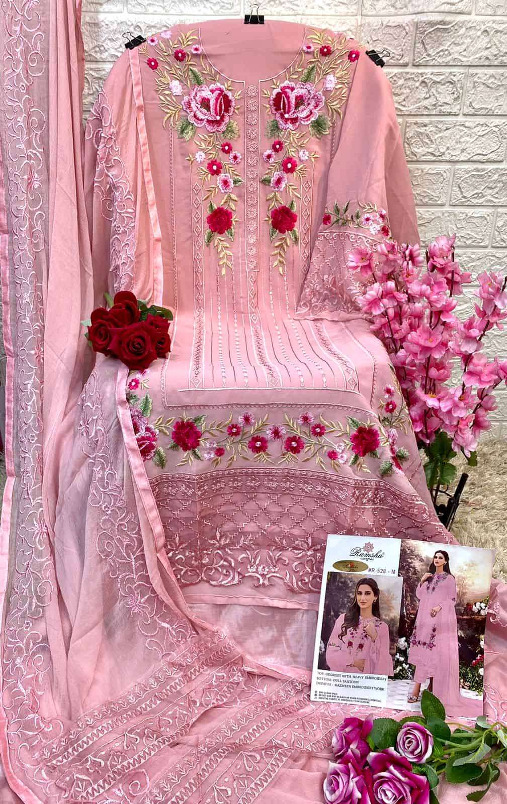 Ramsha R 528 Nx Vol 3 Pakistani Fancy Designer Salwar Suit Wholasaler view 2