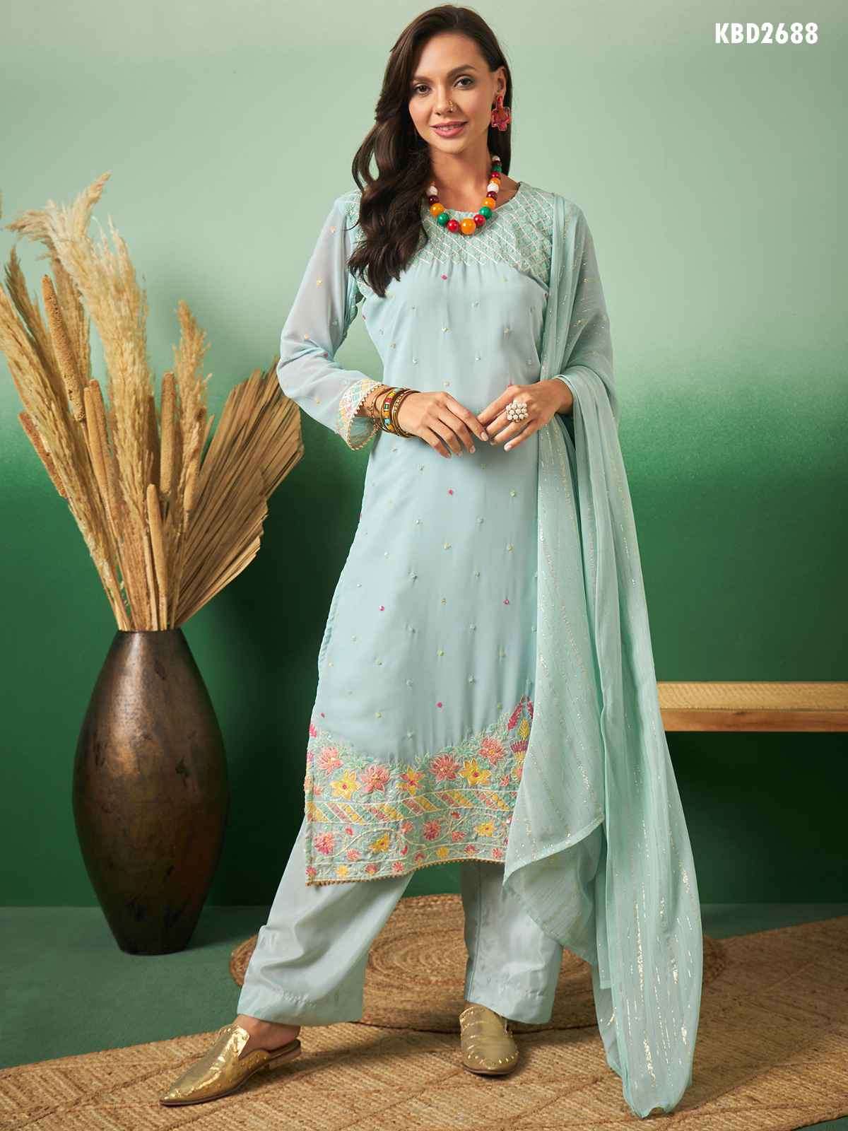 Mahotsav Hanika 2687 To 2698 Stylish Designer Georgette Suits Online Collection view 2