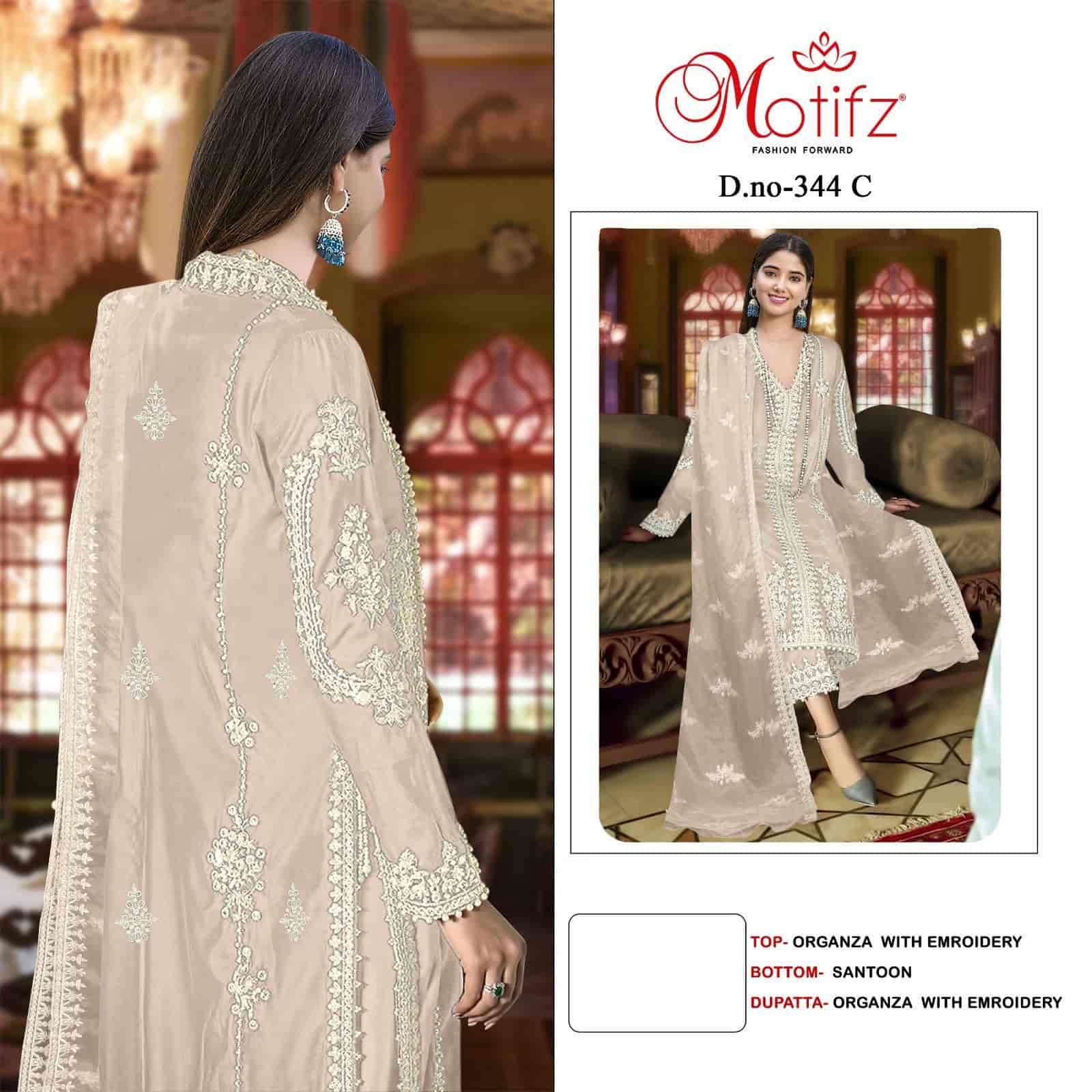 Motifz 344 Colors Festive Wear Style Designer Latest Pakistani Suit view 3