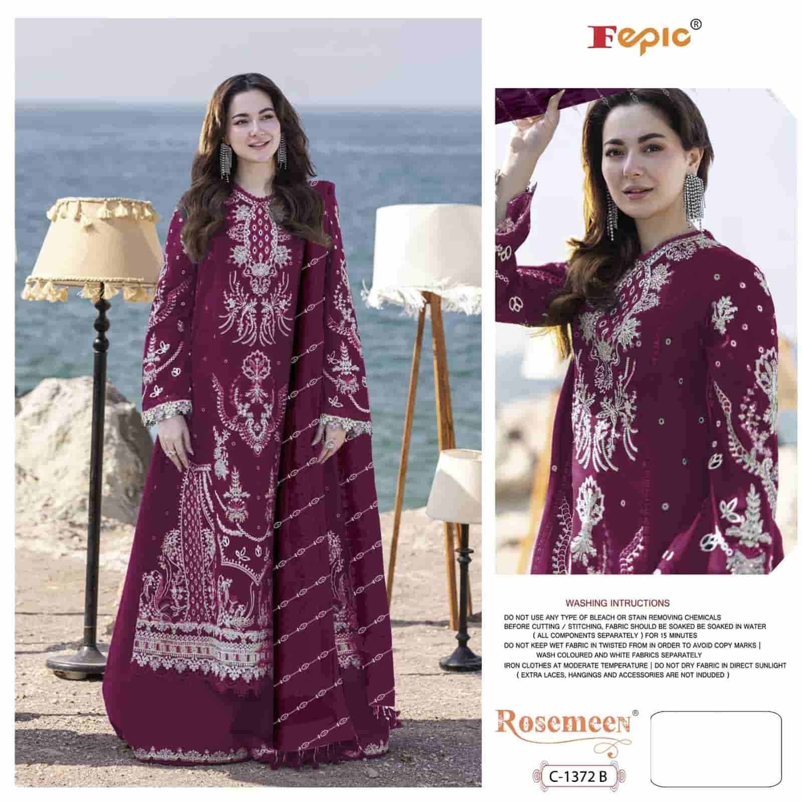 Fepic C 1372 Colors Pakistani Latest Embroidered Designer Dress Wholesalers view 2