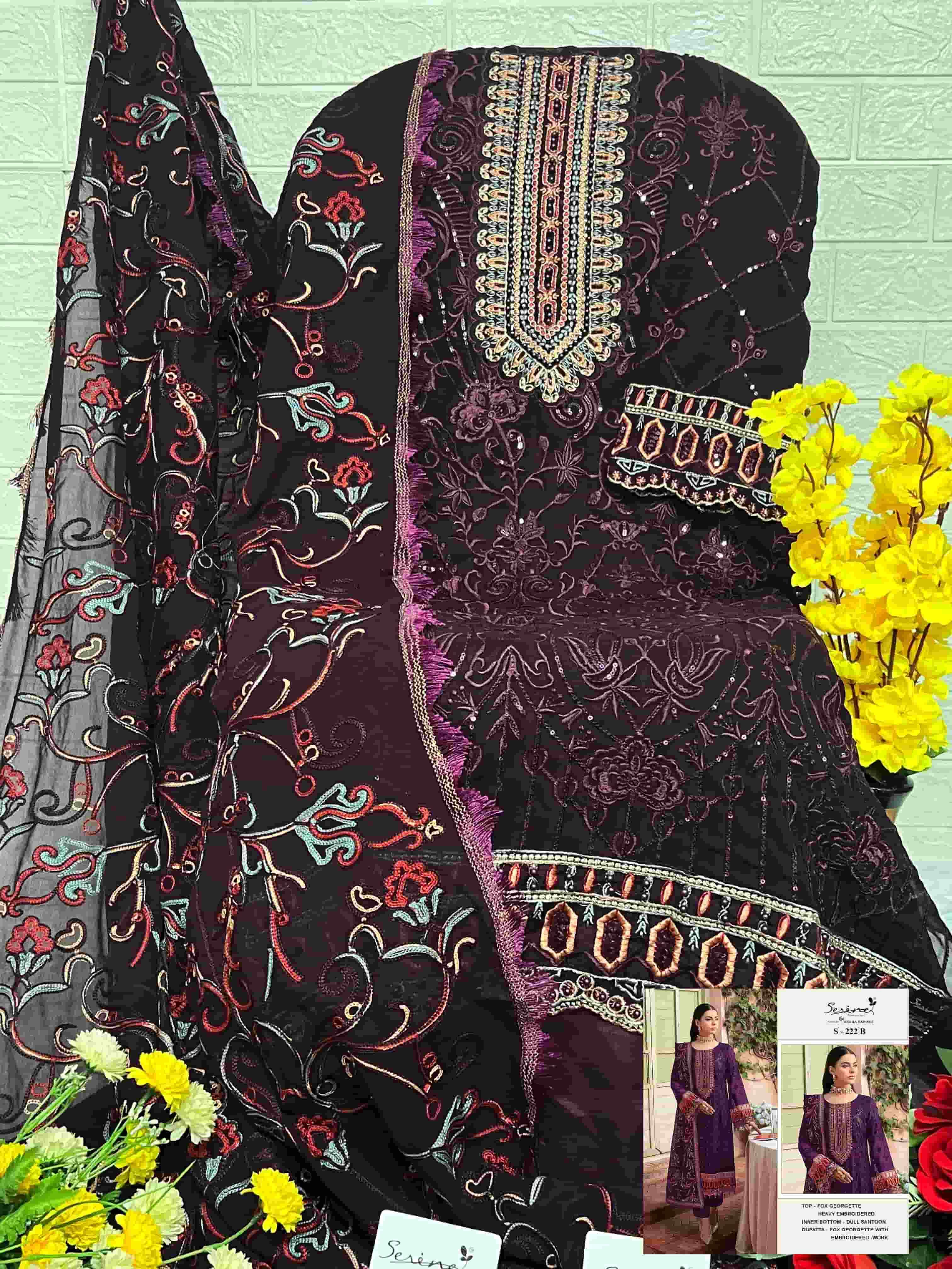 Megha Export S 222 Colors Heavy Designer Style Pakistani Suit Wholesalers view 6