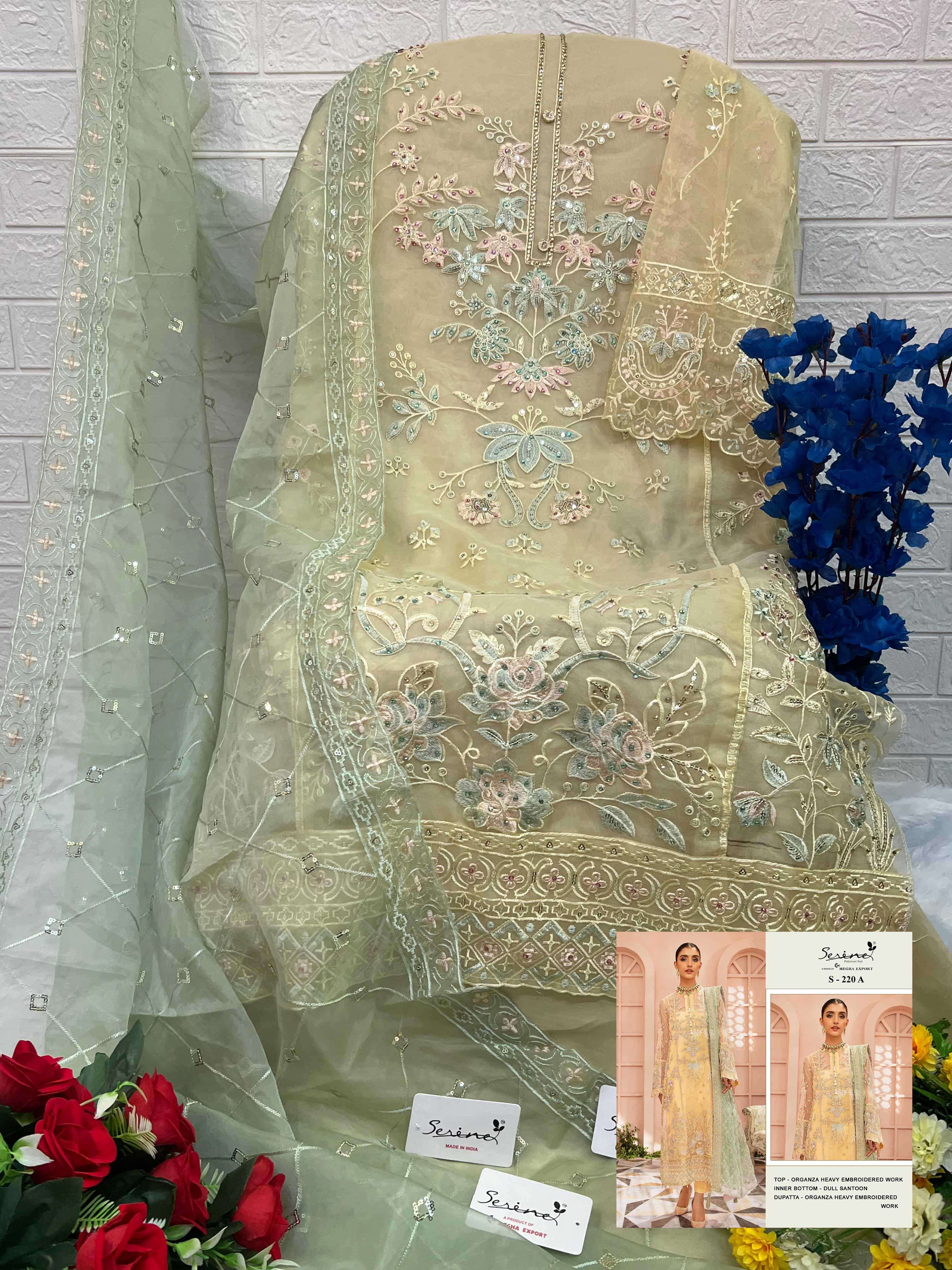 Serine S-220 A Pakistani Designer Salwar Suit view 2