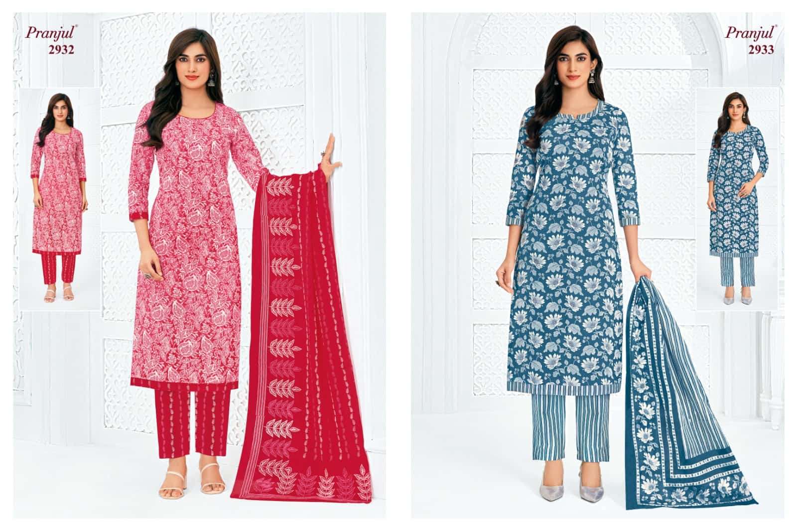 Pranjul Priyanka Vol 29 Pure Cotton Dress Material view 11